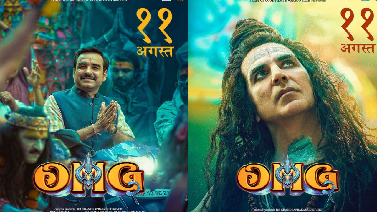 OMG 2 New Posters Akshay Kumar impresses as Lord Shiva; Pankaj
