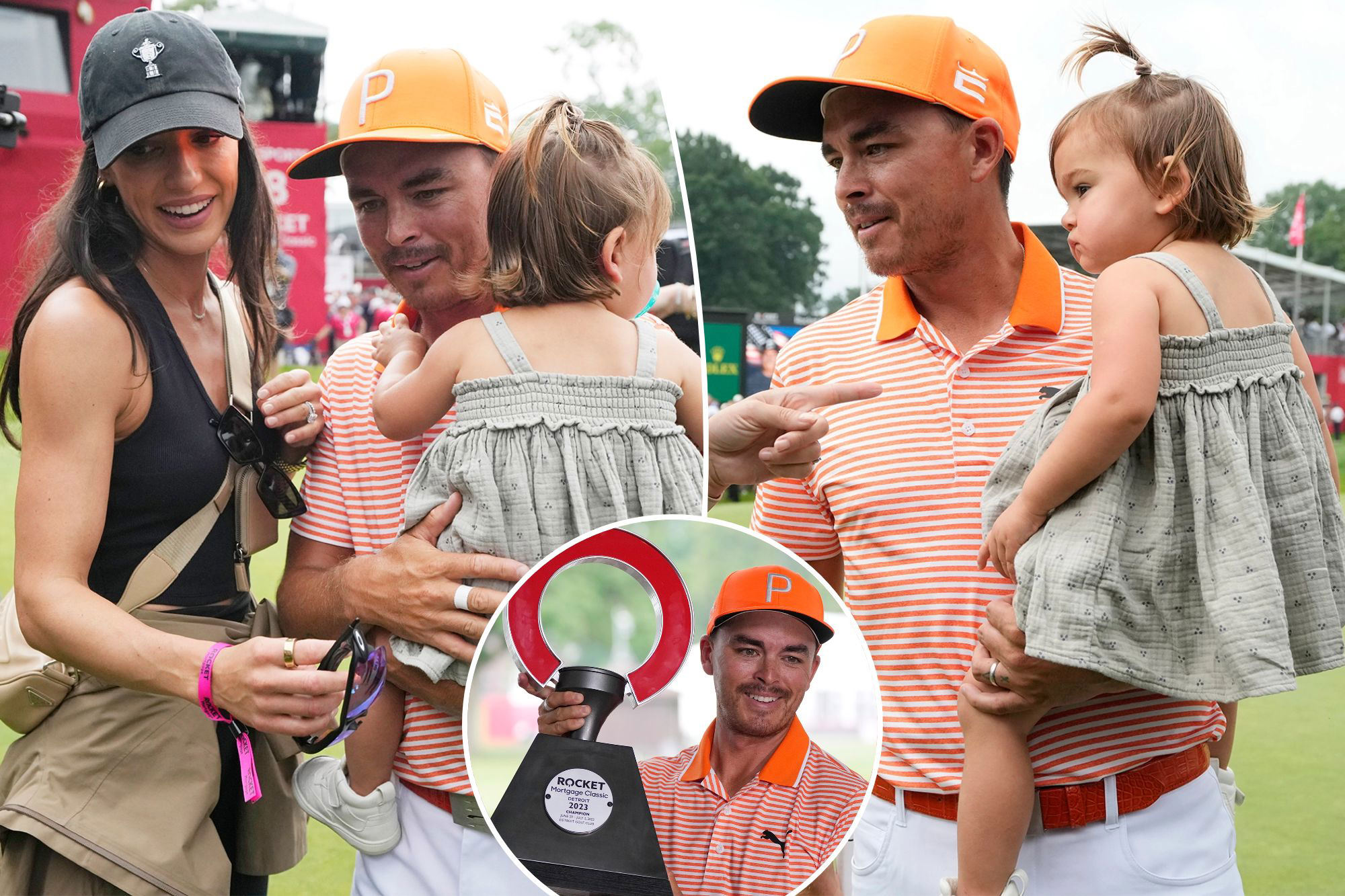 Rickie Fowler has heartwarming moment with wife Allison Stokke ...