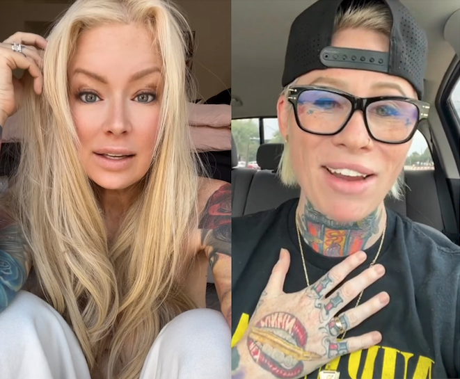 <p>Famed former adult film actress and memoir author Jenna Jameson <a href="https://www.wonderwall.com/celebrity/couples/kanye-west-reportedly-exchanged-vows-with-a-yeezy-designer-in-a-private-wedding-ceremony-more-duos-who-tied-the-knot-in-2023-691771.gallery?photoId=748156">married</a> "Born Lawless" podcast host Jessi Lawless at the Little Church of the West in Las Vegas in May 2023 after about five months of dating. The women first connected in 2022 when Jenna started seeing and commenting on Jessi's TokTok posts. "I was crushing on Jessi for a long time because she's quite large on TikTok and I love TikTok. I just scroll at night when I'm trying to calm down, and I just loved her perspective on things, I related to it. So I just started mass commenting her trying to get her attention, and it seemed to have worked," Jenna told <a href="https://people.com/jenna-jameson-marries-girlfriend-jessi-lawless-in-las-vegas-wedding-exclusive-7508850">People</a> magazine. </p><p>But Jessi had a girlfriend at the time and her "moral compass," she said, didn't allow her to act on Jenna's advances. However, after that relationship ended, she responded to Jenna and they started dating in January 2023, they told People. "I knew I would get what I wanted," Jenna added. "She was worth it. But she presented a challenge and I'm very driven when it comes to challenges, so I knew I just had to lie and wait. And she came back around." Jessi never expected that they'd be married just months later. "I was like, maybe she just wants to have some casual encounters," she told People. "But I'm happy that it went to a more serious level, and I've never been so comfortable with anyone."</p>