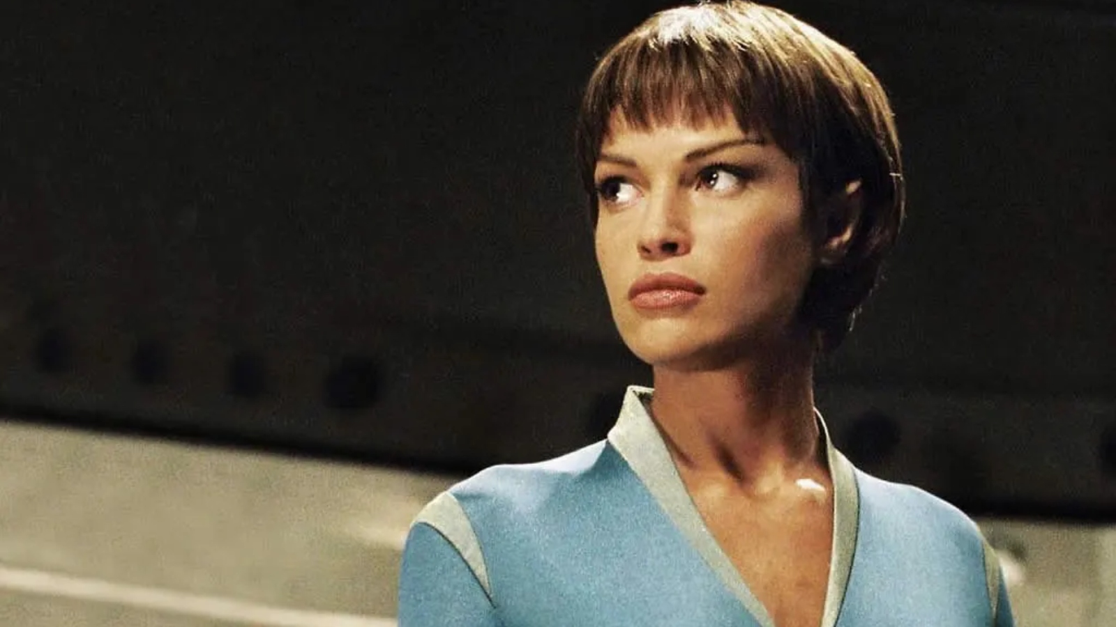 <p><i><span>Star Trek: Enterprise</span></i><span> was a series that was set a century before Captain Kirk took the helm of the Enterprise. Jolene Blalock played T’Pol, the Enterprise’s Science Officer. Enterprise co-creator said of the T’Pol character when casting, “We wanted a sexy Vulcan, a Kim Cattrall-type, and we definitely got that” with Blalock.</span></p>