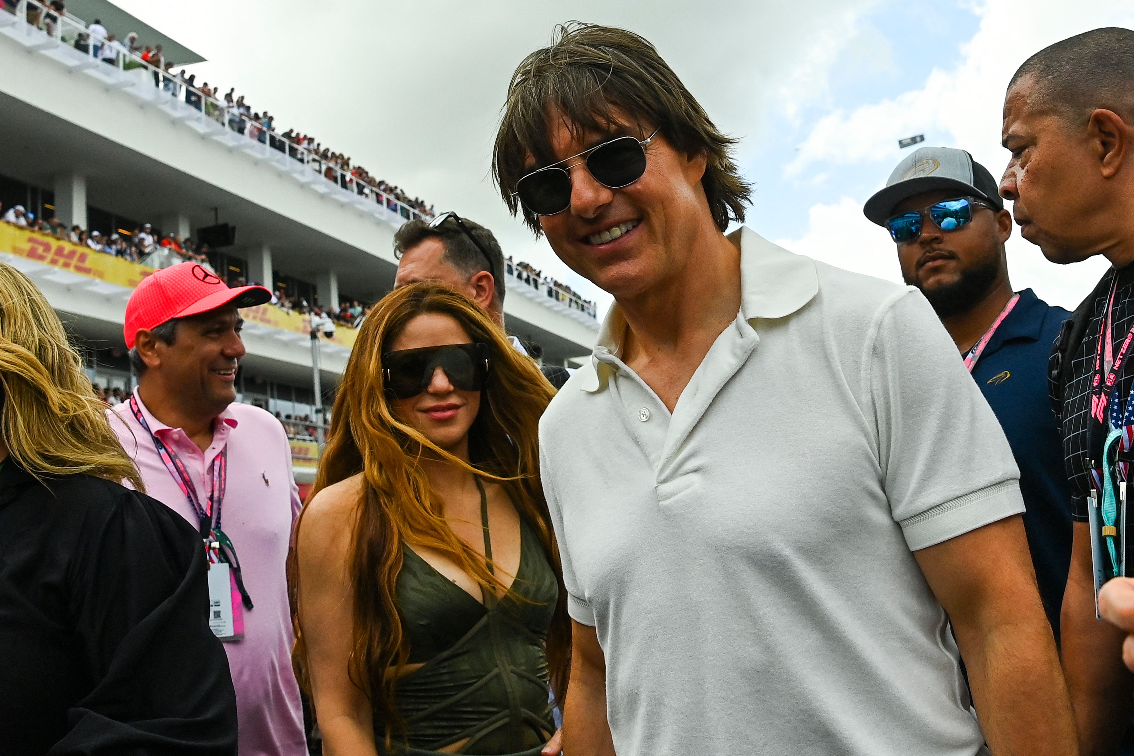 <p>Some surprising romance rumors popped up about <a href="https://www.wonderwall.com/celebrity/profiles/overview/tom-cruise-408.article">Tom Cruise</a> in May 2023 after he was spotted chatting with <a href="https://www.wonderwall.com/celebrity/profiles/overview/shakira-559.article">Shakira</a> at the 2023 Miami Formula One Grand Prix in Florida. Despite looking very friendly, shortly after their public appearance, <a href="https://www.tmz.com/2023/05/12/shakira-not-dating-tom-cruise-f1-lewis-hamilton/">TMZ</a> insisted the two were "just friends" and not dating.</p>