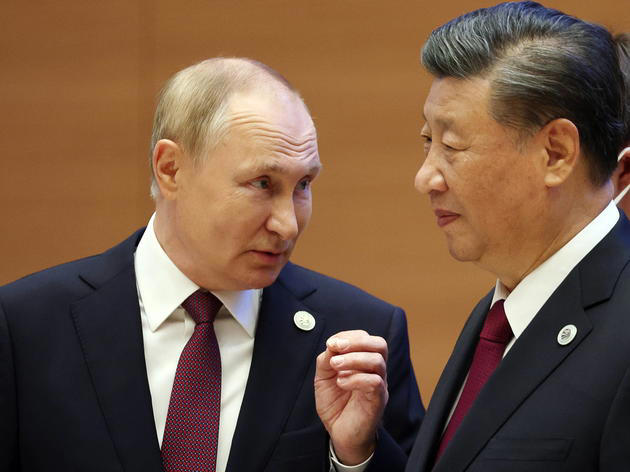 Wladimir Putin und Xi Jinping im vergangenen September in Samarkand.