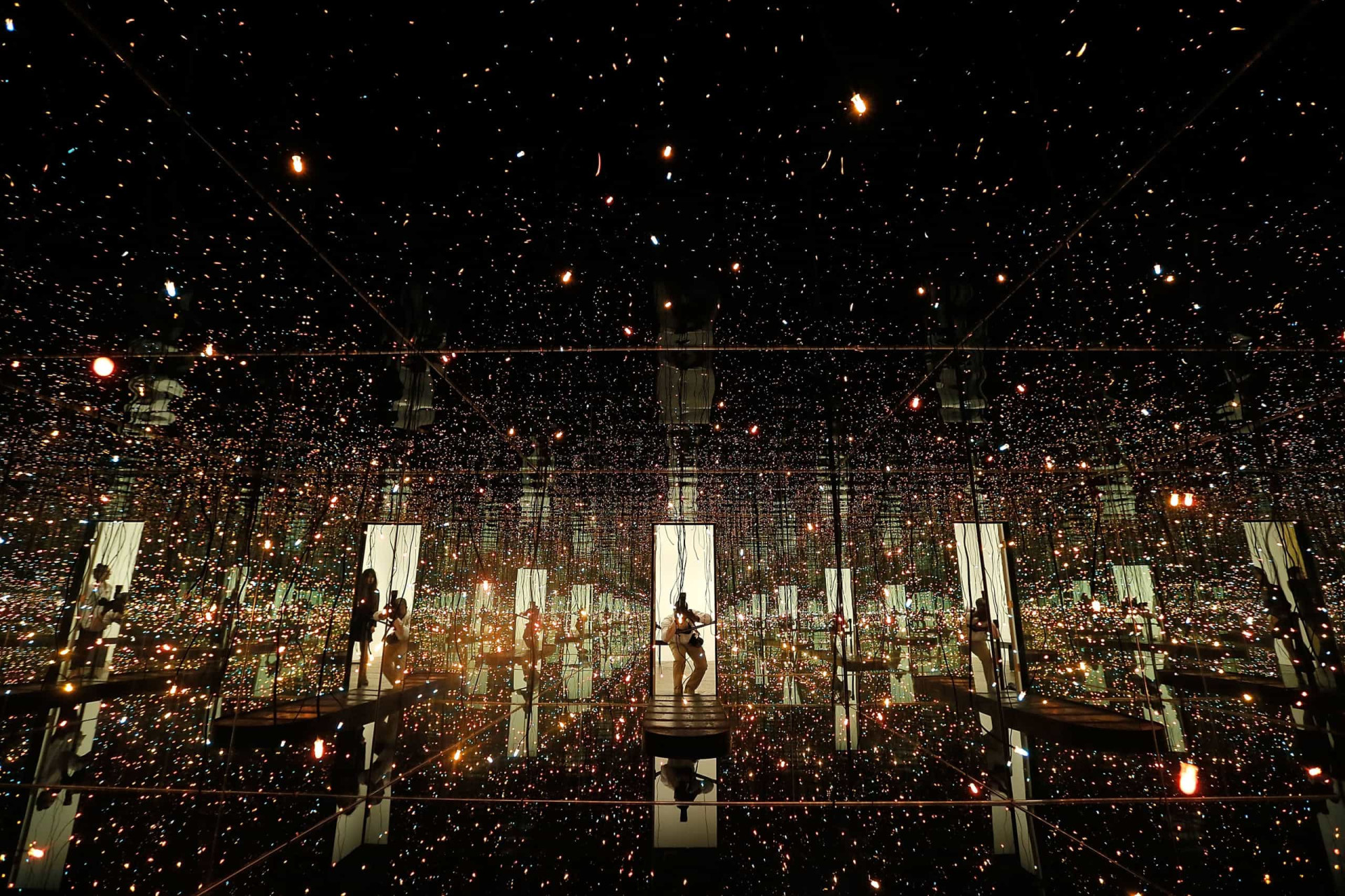 <p>Located in the Contemporary Art Wing of the Phoenix Art Museum, "Fireflies," Japanese artist Yayoi Kusama's mesmerizing installation, is a permanent wonder in the aptly-named The Yayoi Kusama Infinity Room.</p><p>You may also like:<a href="https://www.starsinsider.com/n/249074?utm_source=msn.com&utm_medium=display&utm_campaign=referral_description&utm_content=198095v22en-en"> The most-asked "why" questions on Google</a></p>