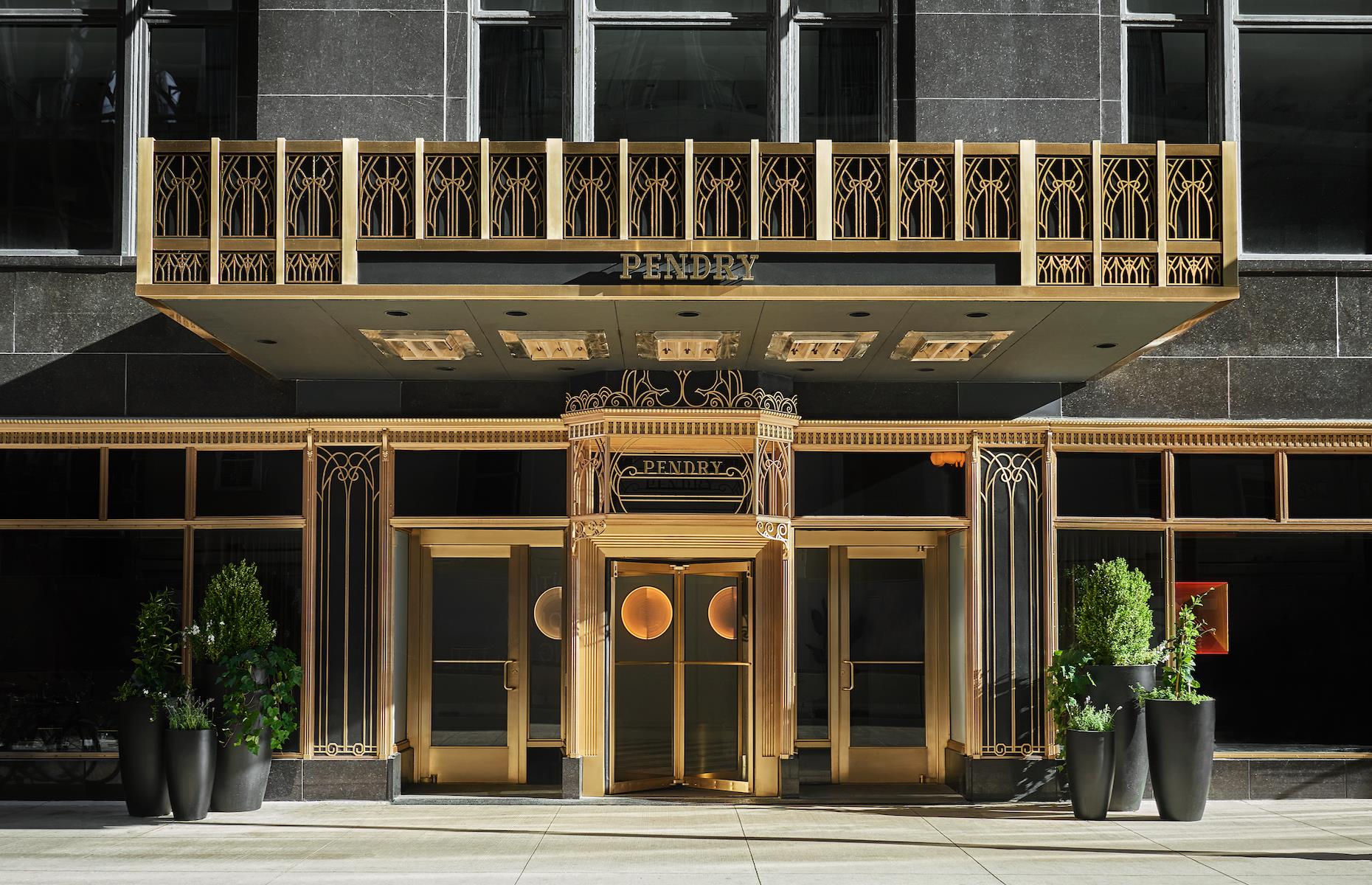 <p>Another vintage beauty in Chicago's Loop neighborhood, <a href="https://www.pendry.com">the Pendry</a> packs in the retro charm. The large and luxurious hotel opened in 2021, bringing new life to a 1929 skyscraper. The striking 37-storey structure was built as the regional HQ of the Union Carbide & Carbon company. Now a historic landmark, the tower’s facade is clad in dark green terracotta with gold leaf accents. At street level it has polished black granite and marble with an elegant bronze trim.</p>  <p><a href="https://www.loveexploring.com/galleries/72892/the-worlds-tallest-hotels-with-breathtaking-views?page=1"><strong>These are the highest hotel rooms in the world</strong></a></p>