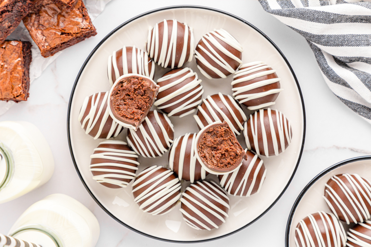 Dark Chocolate Brownie Balls Recipe