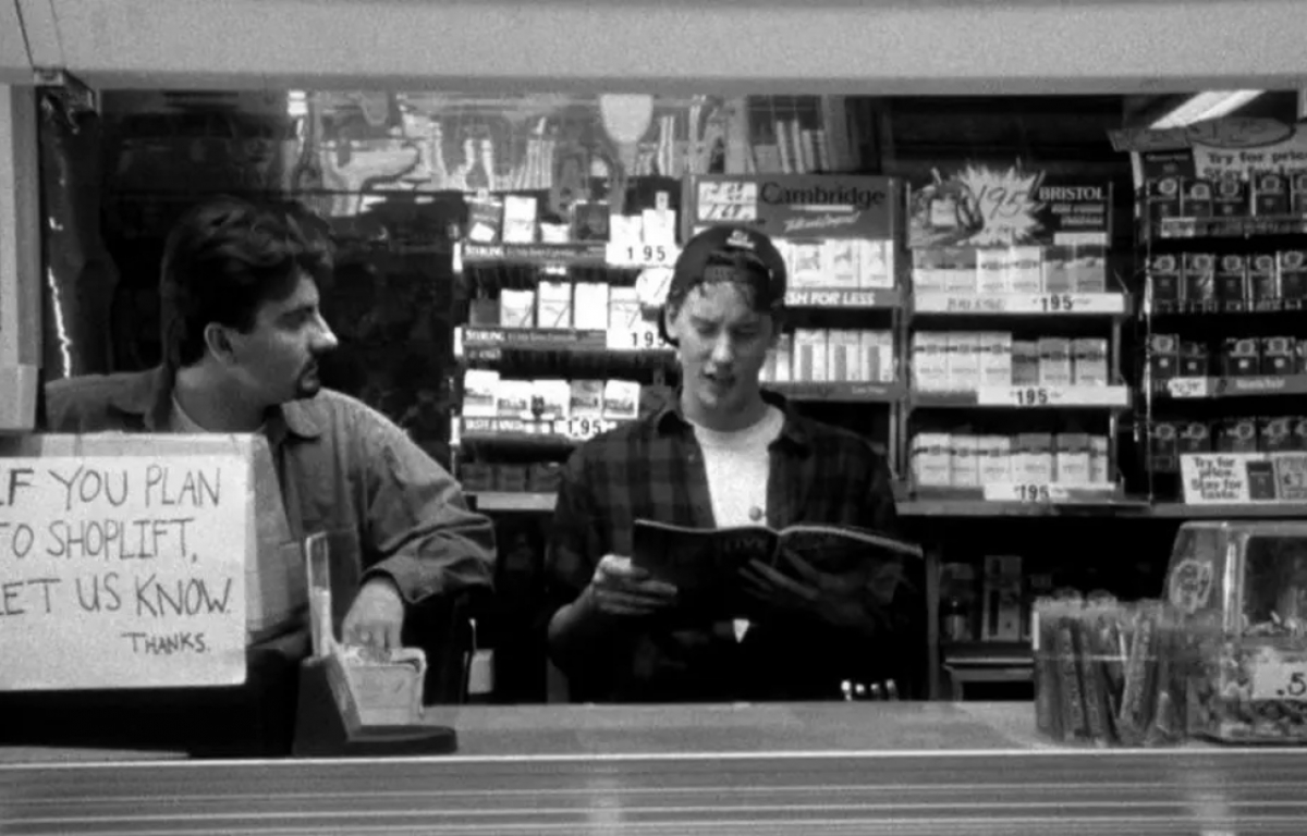 <p>One of the things that stood out from Kevin Smith’s cult classic Clerks was that it was shot in black and white. The reason for this was not for artistic merit but rather black and white film was cheaper.</p>