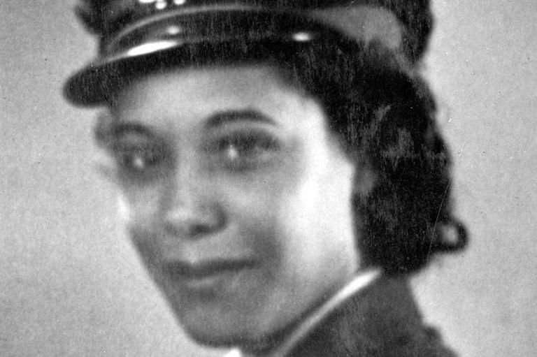 Leading Aircraftwoman Sonia Thompson from Kingston, Jamaica, one of 80 Caribbean volunteers in the Women’s Auxiliary Air Force (WAAF).