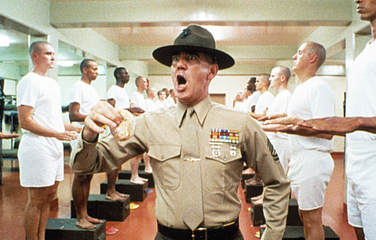 <p>While filming Full Metal Jacket, R Lee Ermey, who was an actual Marine drill instructor, improvised most of his insults during the filming of the movie and was originally a technical consultant. Stanley Kubrick loved Ermey so much he gave him the role.</p>