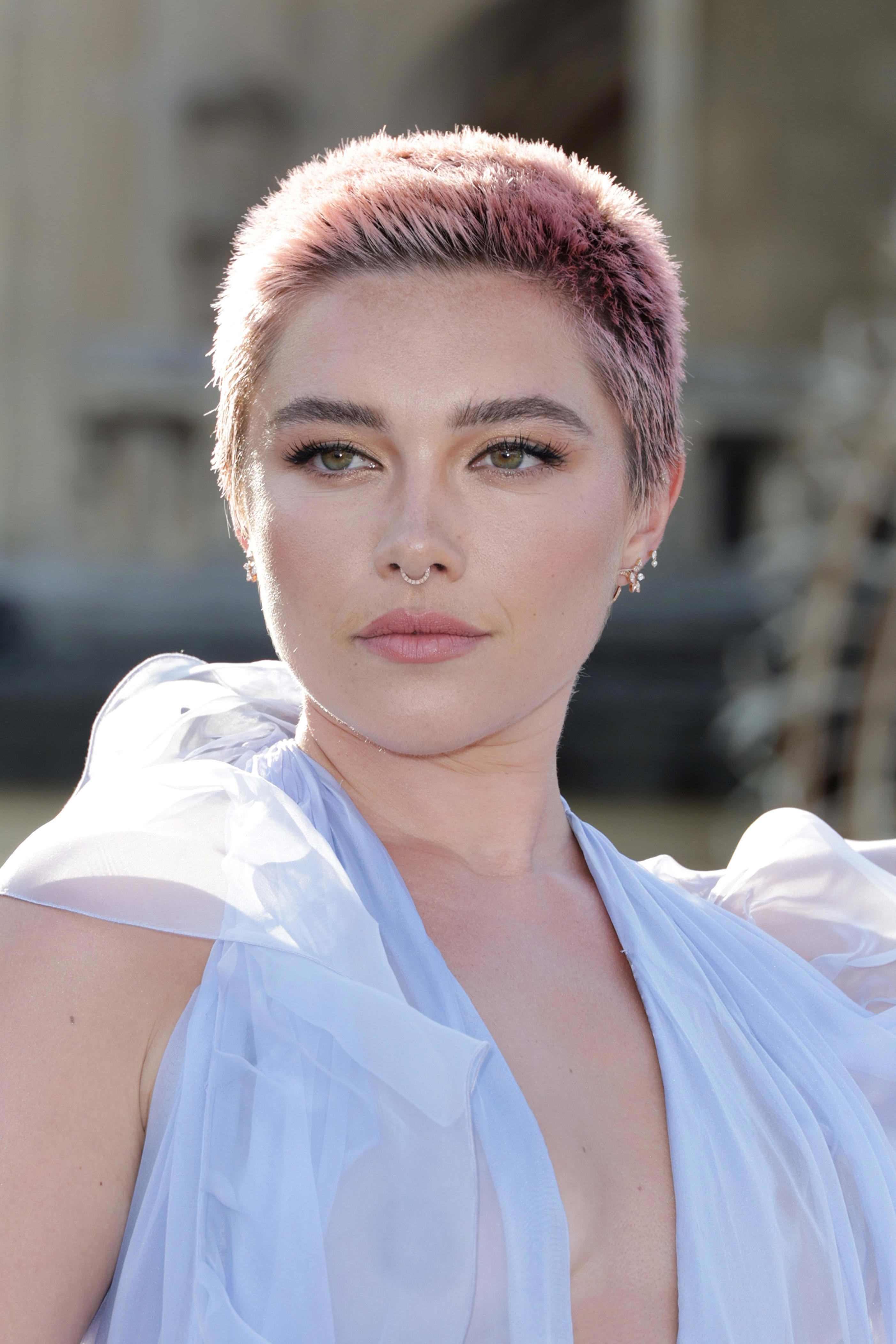 Florence Pugh bares it all again at Paris Fashion Week in sheer gown