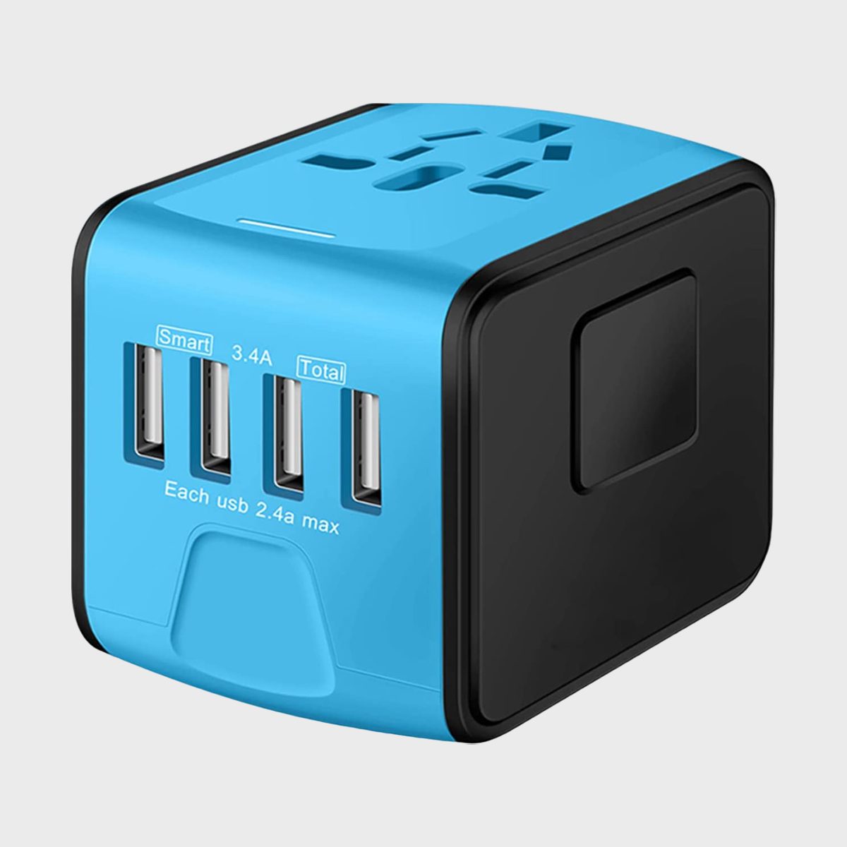 <p>Depending on which cruise line you're sailing, the cabin may not have the same outlets as the United States, and it most likely won't have USB ports either. That's why my "what to pack for a cruise" list has some crossover with my "<a href="https://www.rd.com/list/things-never-to-forget-when-traveling-overseas/" rel="noopener noreferrer">things to never forget when traveling overseas</a>" list. My universal <a href="https://www.amazon.com/gp/product/B078M32R41/" rel="noopener">Saunorch power adapter</a>, which has settings that cover more than 150 countries all in one device is crucial.</p> <p>It is also helpful for any hotel stays or airport delays before and after an overseas cruise. The four USB ports come in handy for simultaneously charging a phone, tablet, camera equipment and portable charger too.</p> <p class="listicle-page__cta-button-shop"><a class="shop-btn" href="https://www.amazon.com/gp/product/B078M32R41/">Shop Now</a></p>