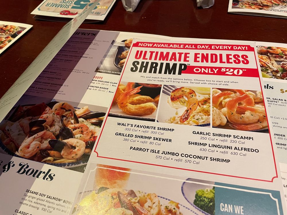 I Tried Red Lobster's 'Ultimate Endless Shrimp' and I'm Hook, Line, and Sinker for 2 of the 5