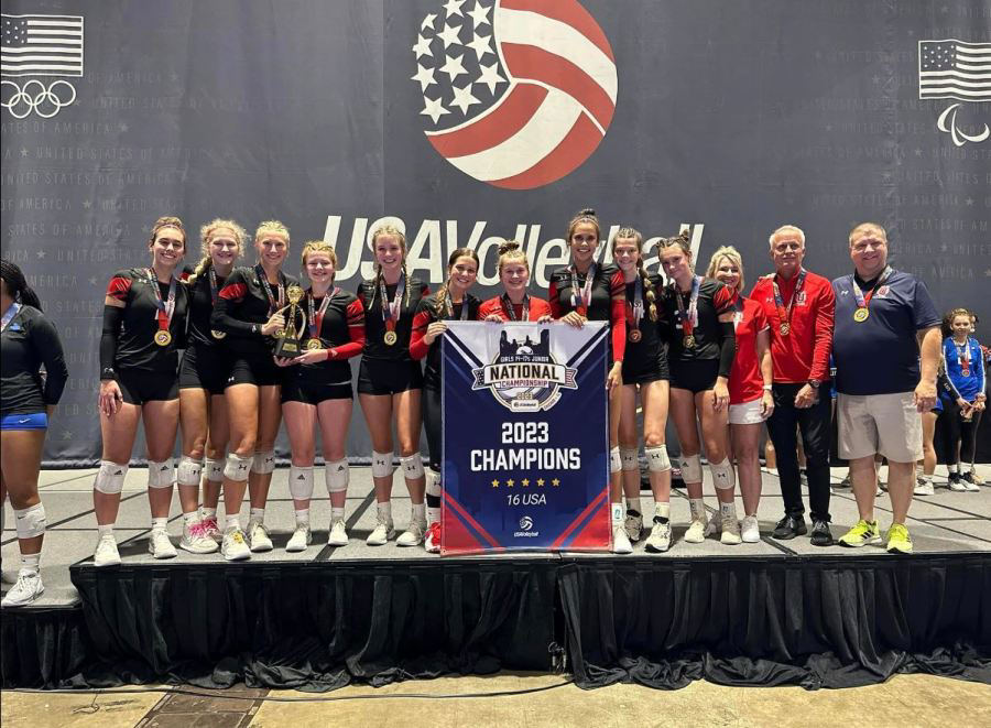 MVP United 16 Red Volleyball Team Wins USAV National Championship