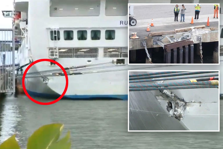 Princess Cruises ship carrying thousands crashes into San Francisco dock