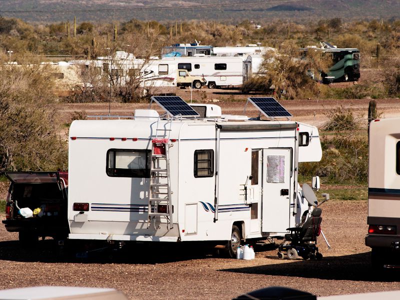 <p>While many RV parks now have Wi-Fi, it’s possible to go completely low-tech. If you want to live off the grid (<a href="https://blog.cheapism.com/rv-education-101/">something RVers call boondocking</a>), a gas-powered generator or solar panels are essential, as are manual appliances such as a can opener, and — if you really want to rough it — a solar-powered water heater for showers. Don’t forget to stock up on <a href="https://blog.cheapism.com/emergency-items-for-car-3945/">emergency roadside supplies</a> as well.</p>