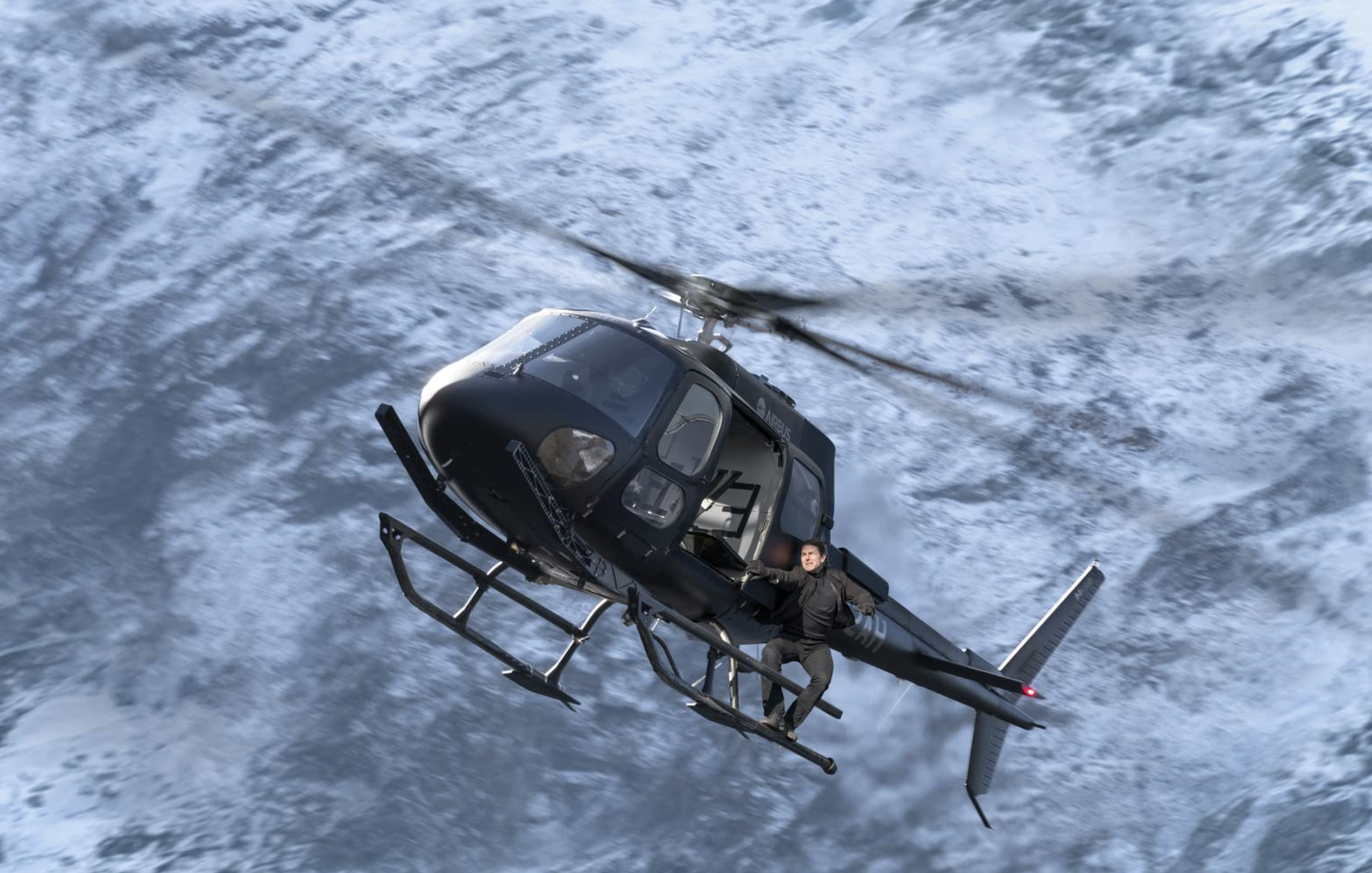 <p>In the sixth instalement of “Mission Imposible,” Tom Cruise flew a helicopter, rode a motorcycle through the city streets—without a helmet—as it crashed into a car and jumped between buildings. Of course he did all the stunts himself, and miracously he got away only with an ankle injury. The stunt which was <a href="https://www.youtube.com/watch?v=T2wVthnaPJg">caputured on footage</a>  went wrong when Cruise hit a roof instead of sticking a landing. While production ultimately halted because of Cruise’s injury, the actor complete the scene even with a shattered leg. </p><p>"I knew instantly my ankle was broken and I really didn’t want to do it again so just got up and carried on with the take," Cruise revelead on <a href="https://www.youtube.com/watch?v=iNT-tPrz4OM">The Graham Norton Show</a>.</p>