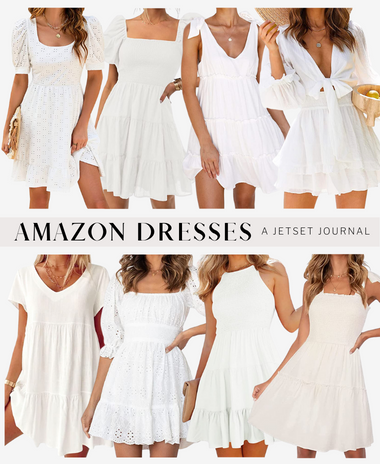 Dresses from Amazon in Beautiful White Styles To Get Now