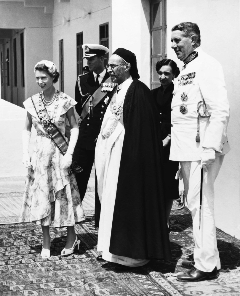 <p>Queen Elizabeth II and Prince Philip, Duke of Edinburgh embarked on <em>Britannia</em> for the first time in Tobruk on May 1, 1954, at the end of the royal couple's Commonwealth tour. They are pictured with King Idris and other officials.</p><p><a href="https://www.msn.com/en-us/community/channel/vid-7xx8mnucu55yw63we9va2gwr7uihbxwc68fxqp25x6tg4ftibpra?cvid=94631541bc0f4f89bfd59158d696ad7e">Follow us and access great exclusive content every day</a></p>