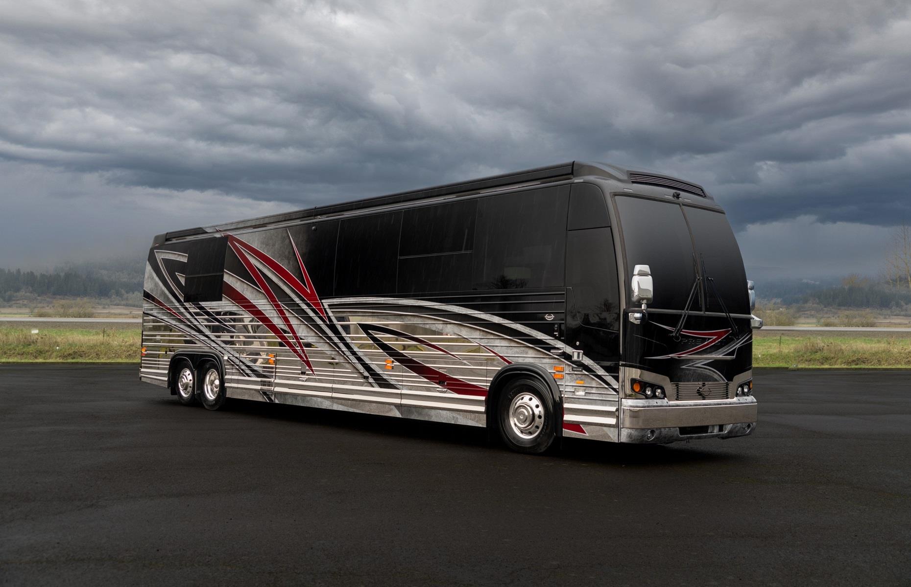 <p>Known for their innovation, craftsmanship and eclectic designs, Marathon Coach makes thoroughly unique motorhomes, and the <a href="https://www.marathoncoach.com/product/marathon-coach-1365/">X3-45 #1365 model</a> is no exception. Costing a whopping $2.8 million, the sublime coach dazzles with its bold exterior detailing – but that's nothing compared to what awaits inside... </p>