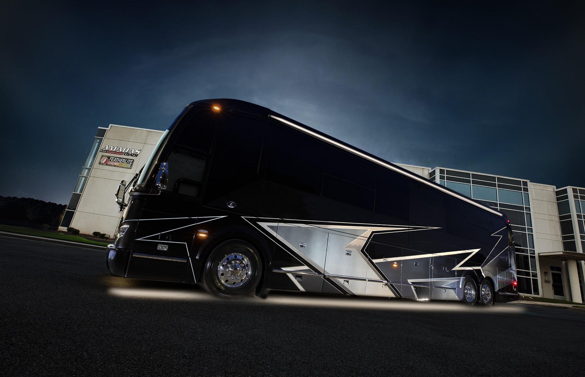 <p>Every year, Featherlite Coaches bring out new and exclusive models that keen motorhome enthusiasts can fight over. The Featherlite Vantaré Prevost Coach 1148 "Zion" (pictured) was one such model and quickly sold. Now, the <a href="https://www.featherlitecoaches.com/archives/inventory/2024-featherlite-coaches-1480">Prevost H 1480</a> is here and while its design is still being perfected, buyers can expect to find the same elegant design features and smart technology as the Zion. </p>
