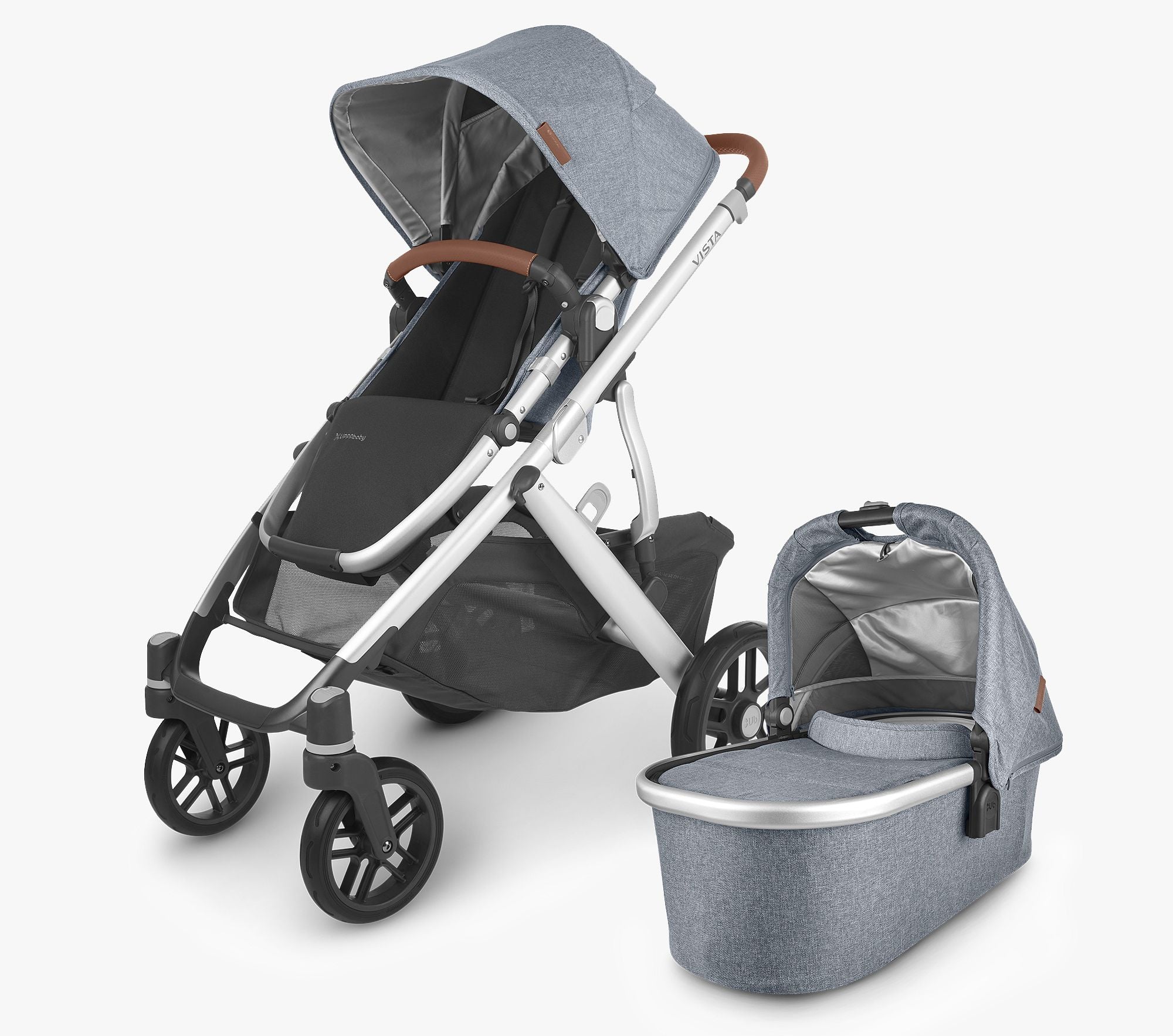 <p><a href="https://www.potterybarnkids.com/products/uppababy-vista-v2-stroller/">BUY NOW</a></p><p>$1,000</p><p><a href="https://www.potterybarnkids.com/products/uppababy-vista-v2-stroller/" class="ga-track"><strong>UPPAbaby Vista V2 Stroller</strong></a> ($1,000) </p> <p>This stroller starts off as a single ride for one child, but can easily accommodate two or three kids with the addition of a <a href="https://uppababy.com/product/rumbleseat/" class="ga-track">RumbleSeat</a> and a <a href="https://uppababy.com/product/piggyback/" class="ga-track">PiggyBack ride-along board accessory</a>. The stroller also comes with a bassinet attachment that can be detached with one hand, so you can easily carry your sleeping infant into the house. Still on the fence? Check out our full <a href="https://www.popsugar.com/family/is-uppababy-vista-worth-it-47843700" class="ga-track">review of the UPPAbaby Vista here</a>.</p>
