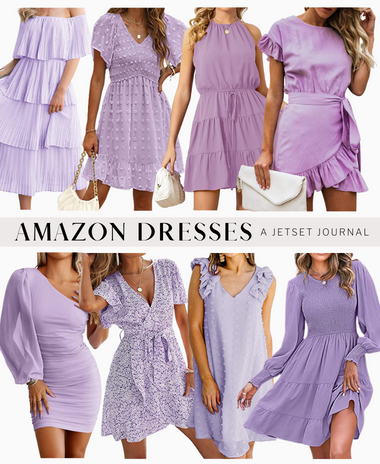 Fall Dresses from Amazon in Beautiful Purple Hues