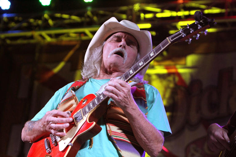 Dickey Betts performs with his Great Southern band during a charity concert at Robarts Arena near his Sarasota County home on Nov. 1, 2014. Proceeds from the concert benefited disadvantaged children in Sarasota and Manatee counties.