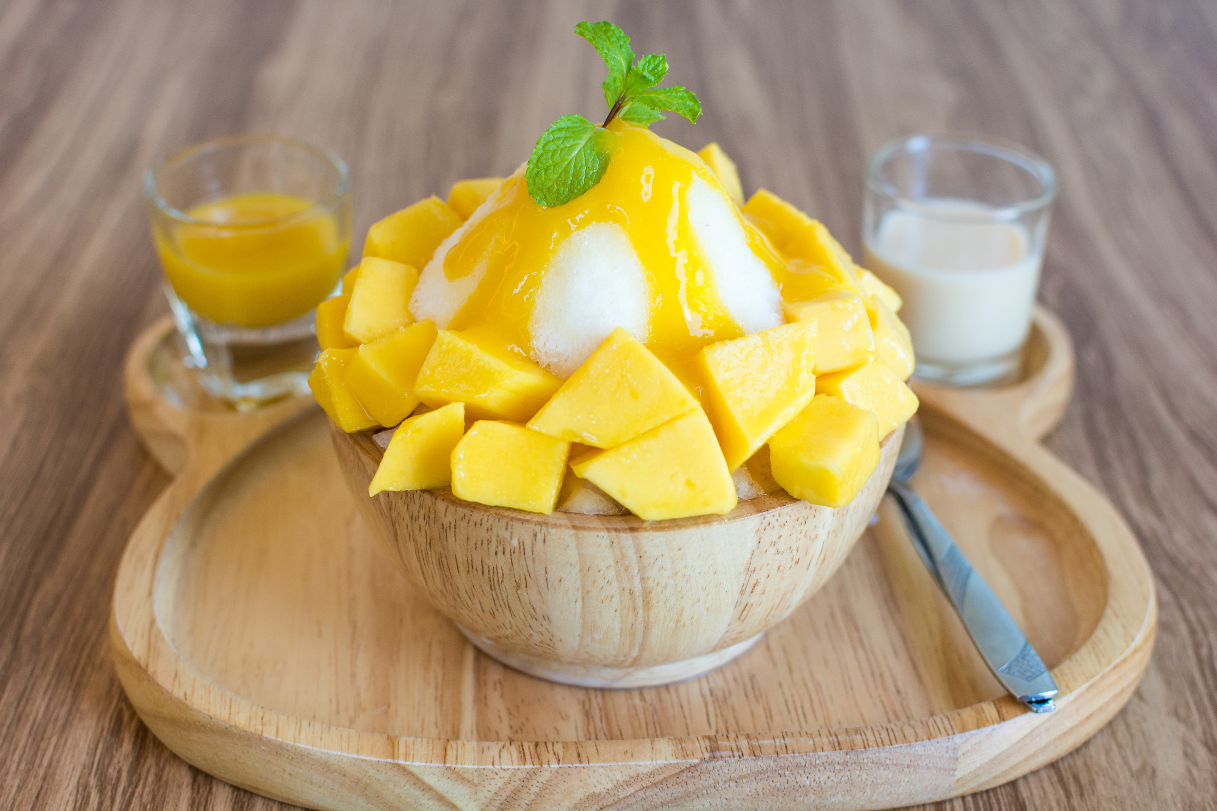 <p>You’ve probably had Italian shaved ice. You may have had Hawaiian shave ice. But have you tried Korean shaved ice? It’s milk-based and includes toppings like fruit, fruit syrup, sweetened condensed milk, and even beans! <a href="https://www.beyondkimchee.com/mango-shaved-ice/"><span>This mango bingsu recipe from Beyond Kimchee</span></a> uses red bean paste and doesn’t require a special machine — just a blender and a freezer. </p><p>You may also like: <a href='https://www.yardbarker.com/lifestyle/articles/15_unexpected_places_to_add_a_plant_in_your_home/s1__38360717'>15 unexpected places to add a plant in your home</a></p>