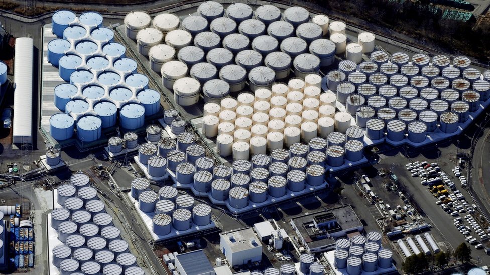 福島第一核電站目前的130萬立方米廢水預計將要排放30年。