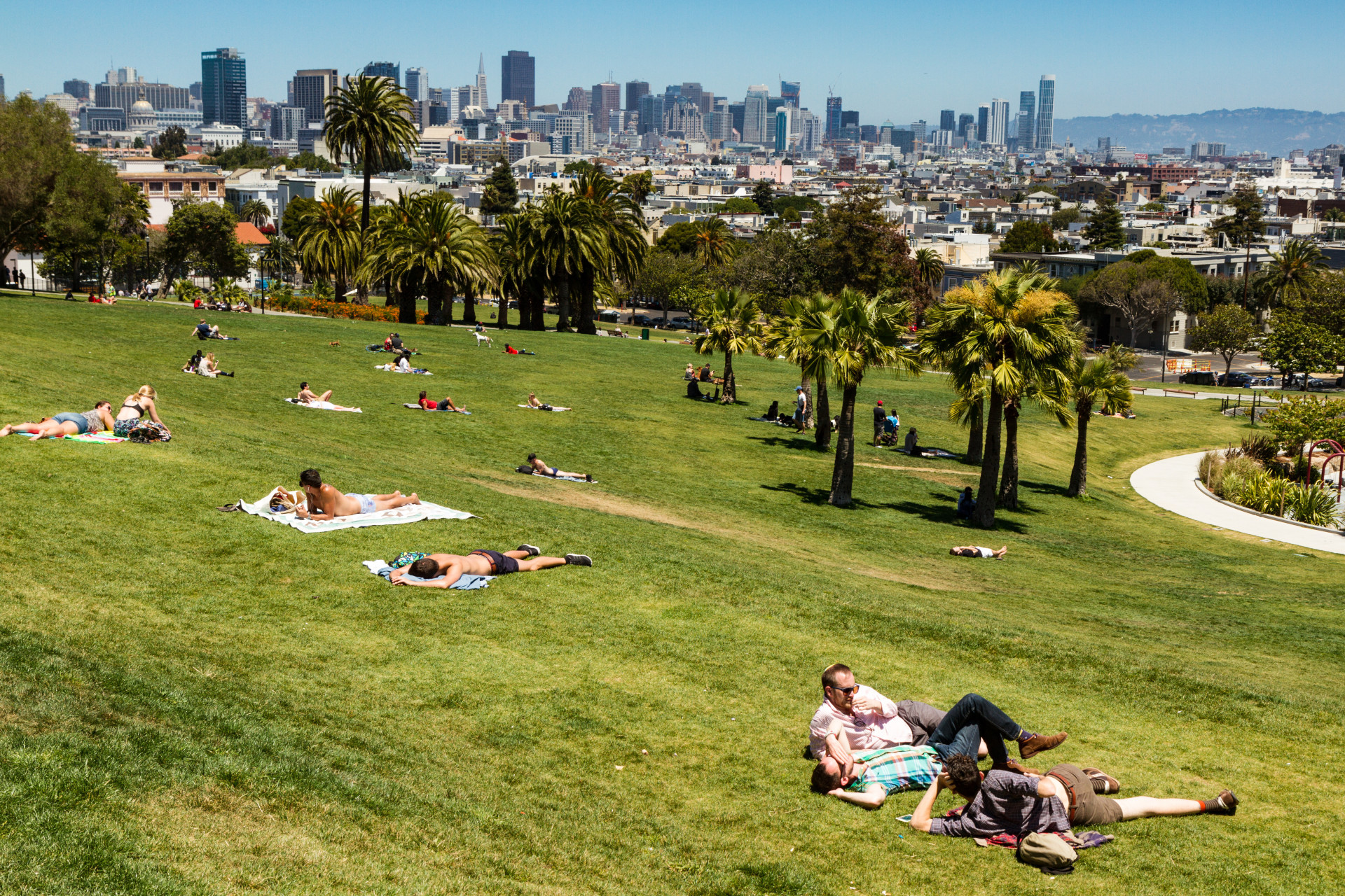 Have a picnic at Dolores Park.<p><a href="https://www.msn.com/en-us/community/channel/vid-7xx8mnucu55yw63we9va2gwr7uihbxwc68fxqp25x6tg4ftibpra?cvid=94631541bc0f4f89bfd59158d696ad7e">Follow us and access great exclusive content every day</a></p>