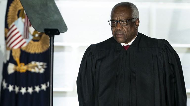 Supreme Court by Justice Clarence Thomas Getty Images