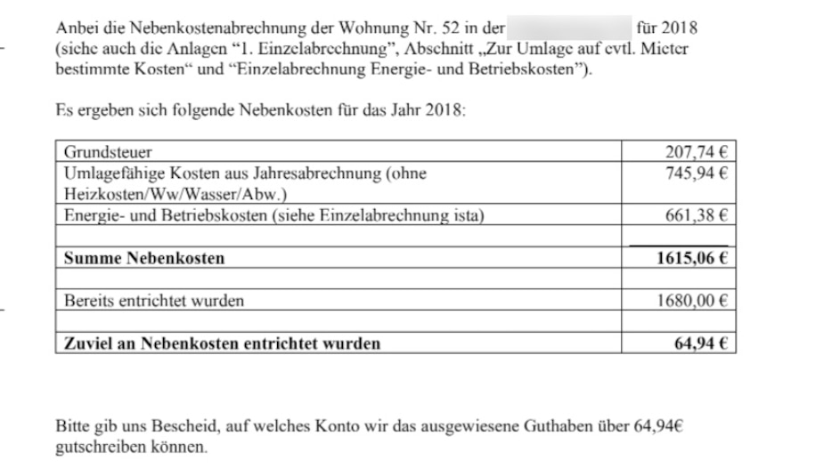 Nebenkostenabrechnung Sind Oft Falsch: Was Sie Unbedingt Kontrollieren ...