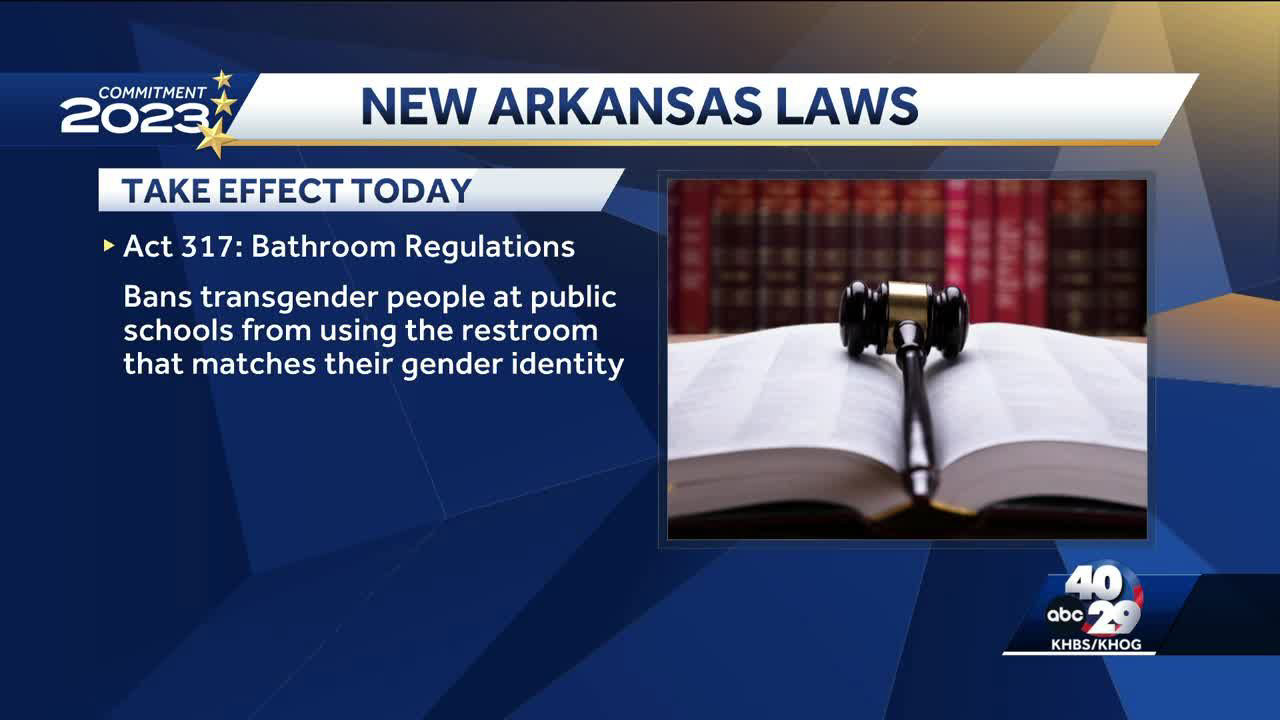Arkansas has hundreds of new laws going into effect on Aug. 1