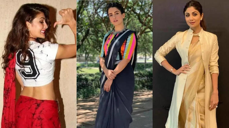 Mouni Roy: 10 ways to style a sari to look slim like Mouni Roy