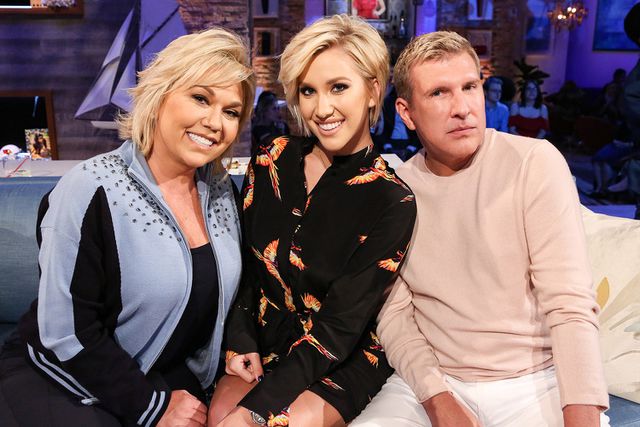 Vivian Zink/NBC/NBCU Photo Bank via Getty Julie Chrisley, Savannah Chrisley and Todd Chrisley