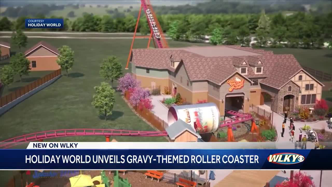 Holiday World unveils gravythemed roller coaster