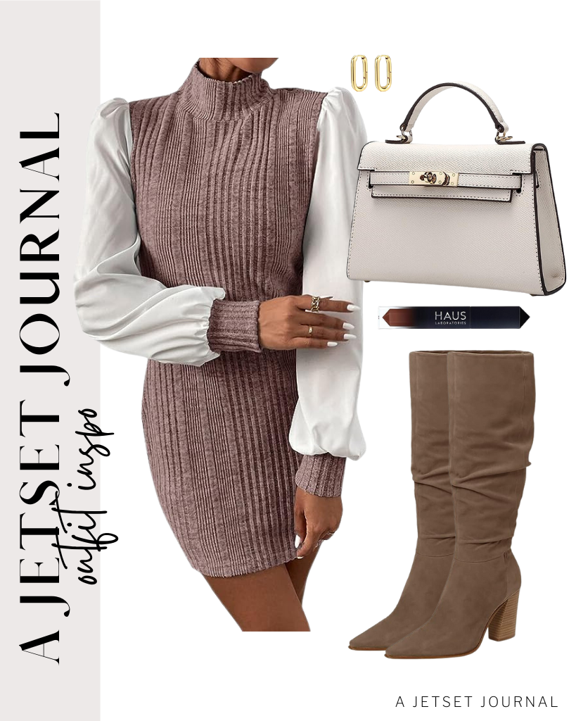 Easily Style A Sweater Dress This Season