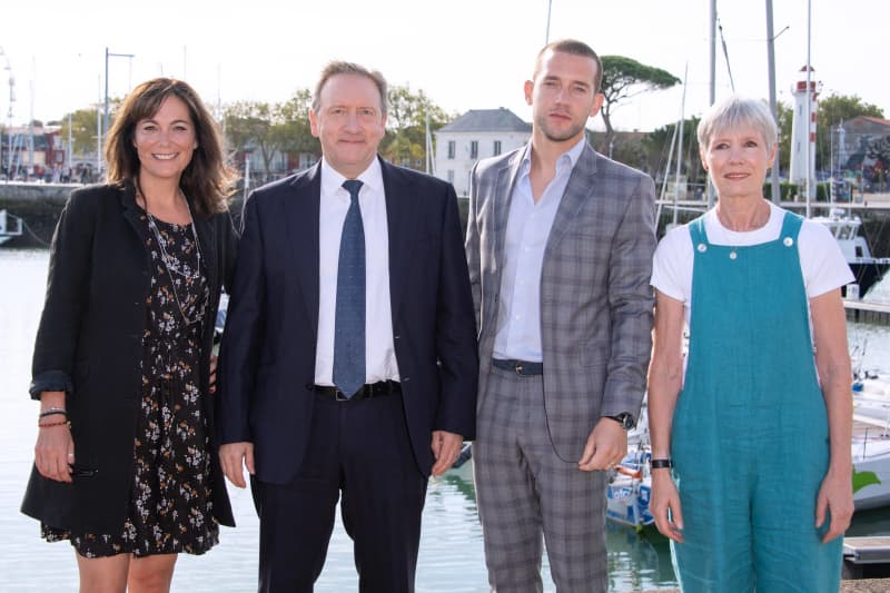 <p>Fiona Dolman, Neil Dudgeon, Nick Hendrix, and Jane Wymark, the talented stars of 'Midsomer Murders', brought their signature charm and flair to the La Rochelle event on Day 4. As they posed for a photocall</p>