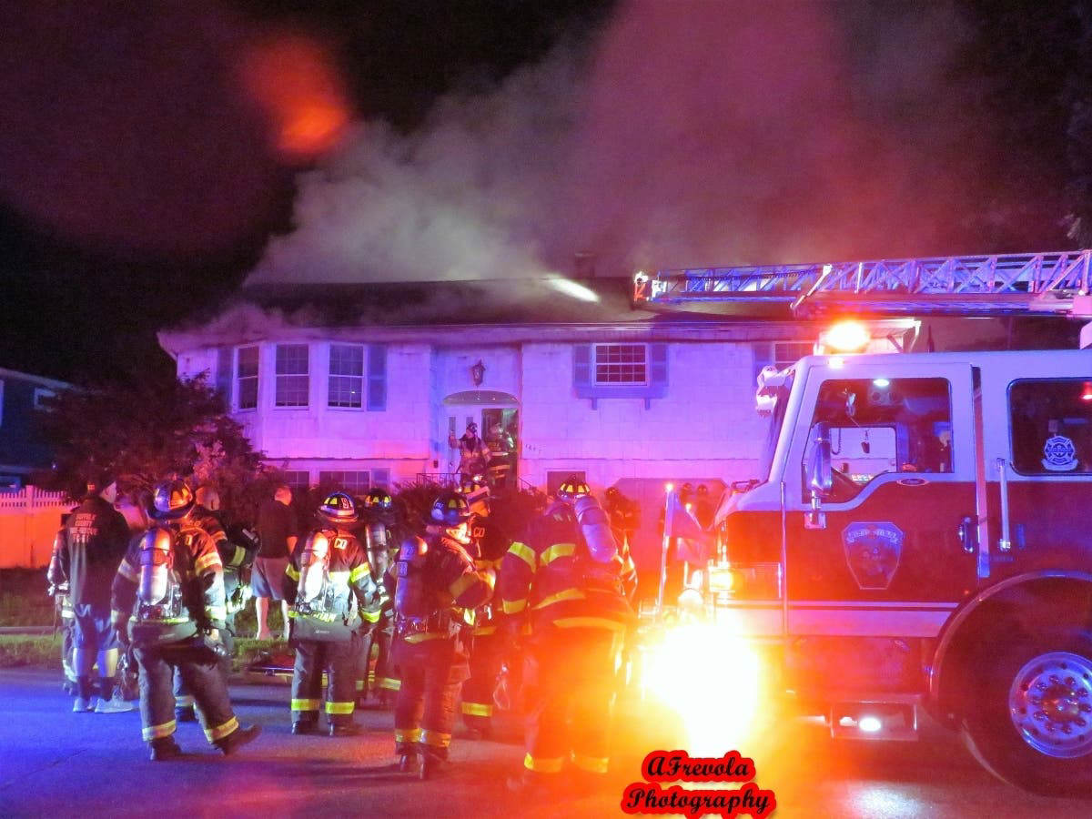 Fire Breaks Out At West Islip Residence