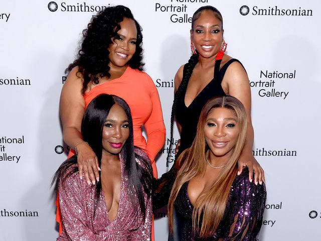 venus and serena williams make glam appearance with half-sister lyndrea and mom oracene at gucci show