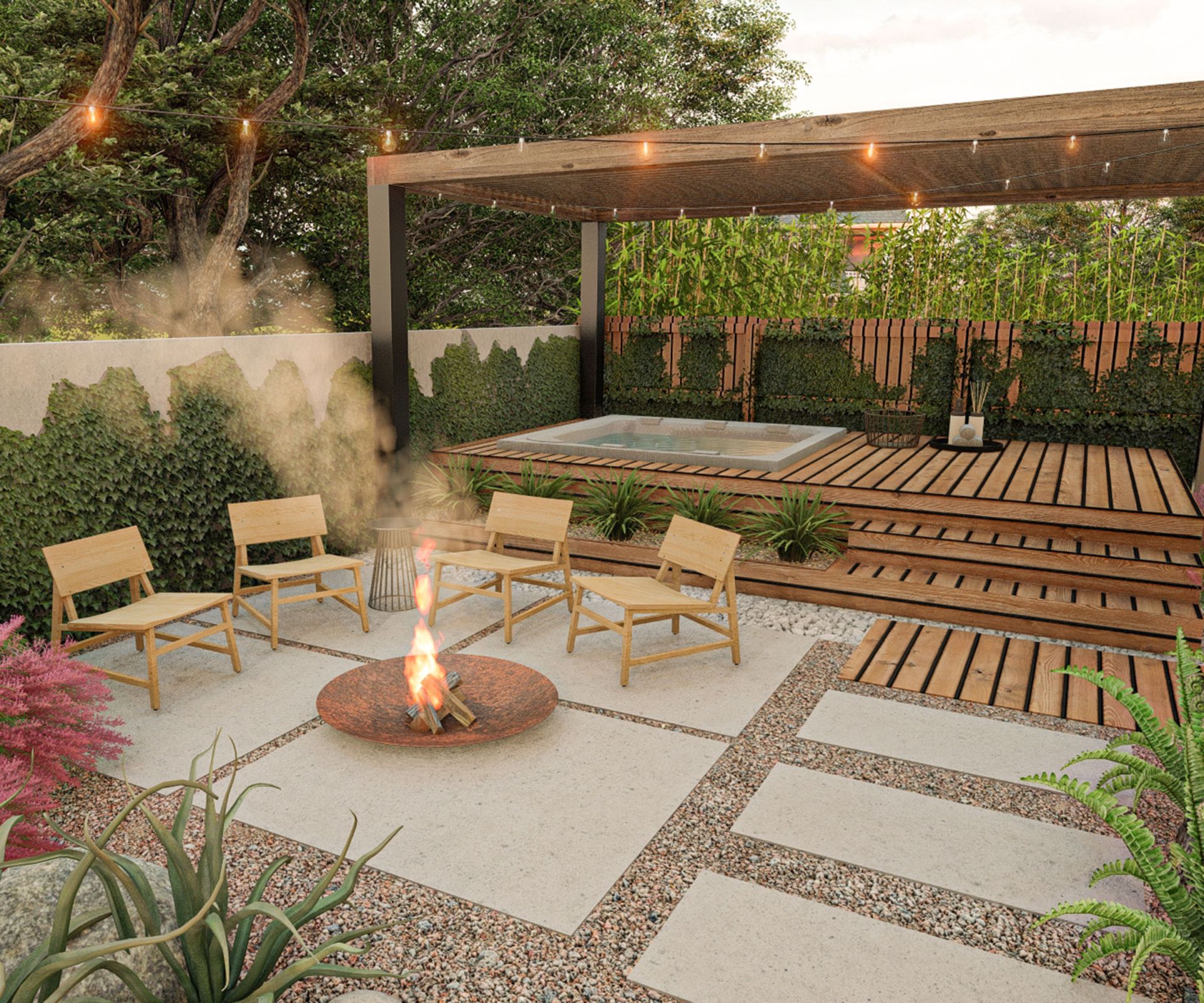 Backyard hot tub ideas 11 smart ways to install a spa in your outdoor