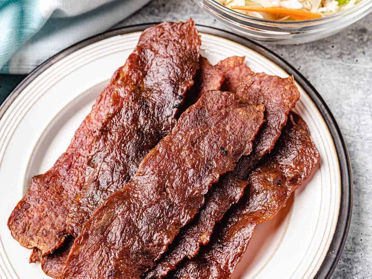 <p>Enjoy crispy and flavorful turkey bacon made in the air fryer. This recipe is a great alternative to traditional bacon.</p><p><strong>Get The Recipe: <a href="https://lowcarbafrica.com/air-fryer-turkey-bacon/" rel="noreferrer noopener">Air Fryer Turkey Bacon</a></strong></p>