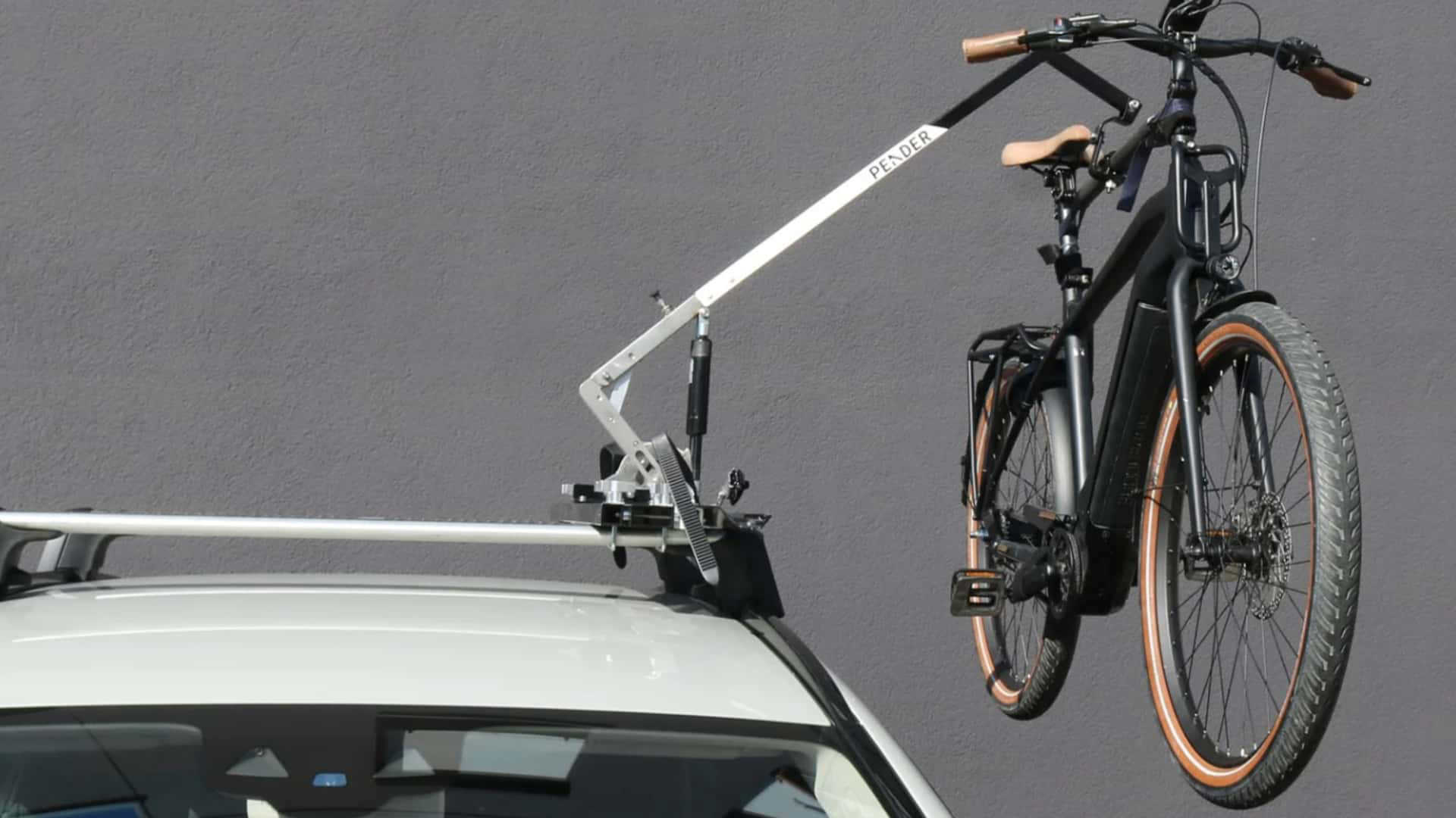 This E Bike Rack Lifts Your Bike Onto Your Vehicles Roof For You