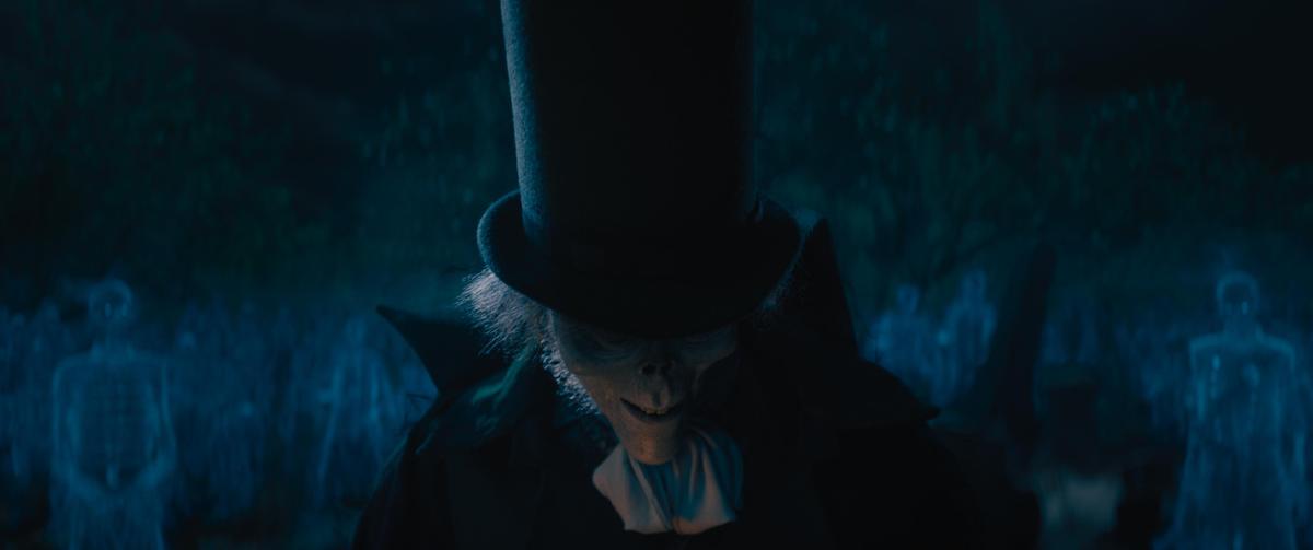 傑瑞德雷托扮演整個鬼屋最邪惡的鬼魂，「帽盒靈」。（迪士尼提供）
