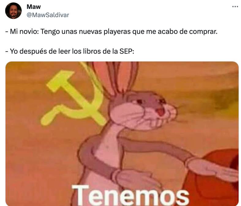 De meme que. Tenemos. Communism meme Rabbit.