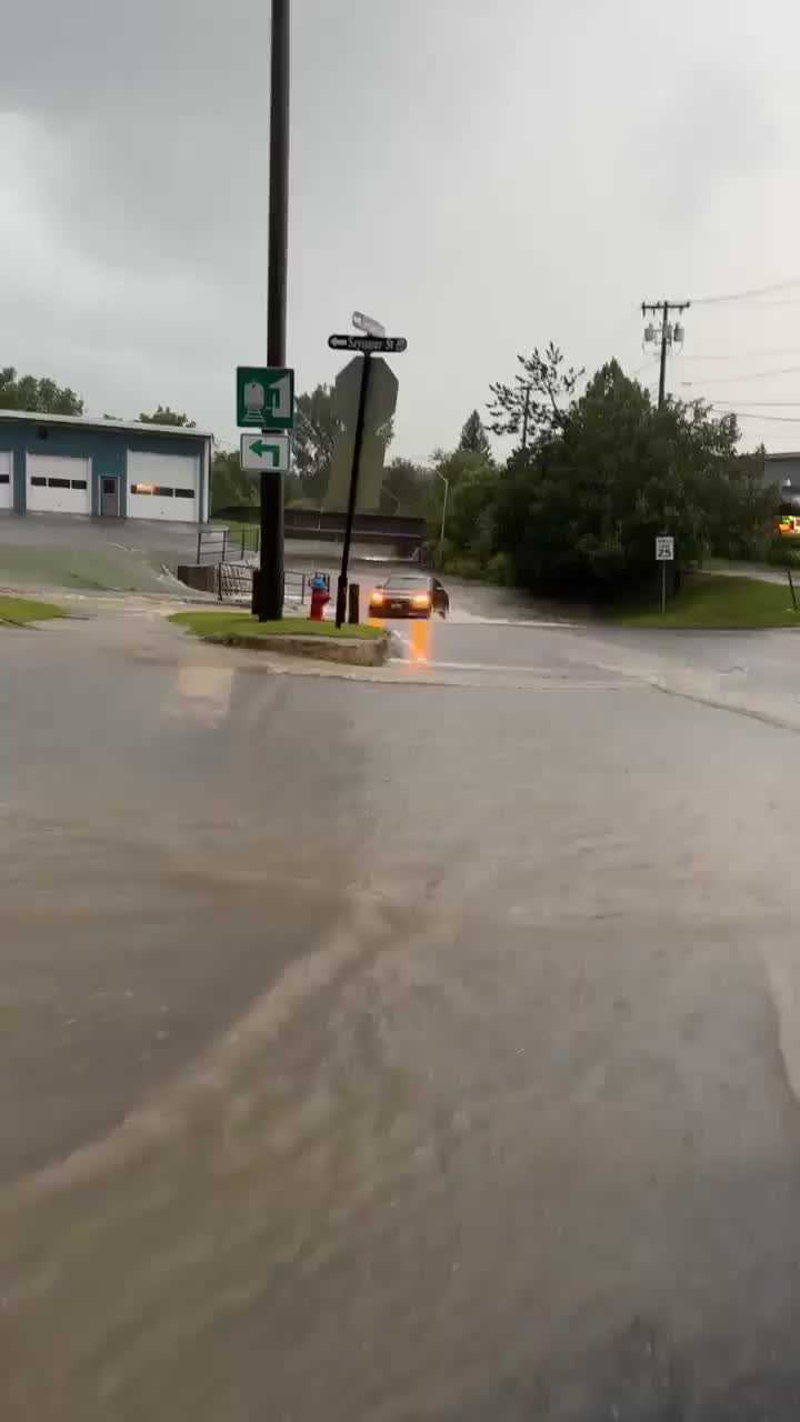 Middlebury hit with flash flooding Thursday evening