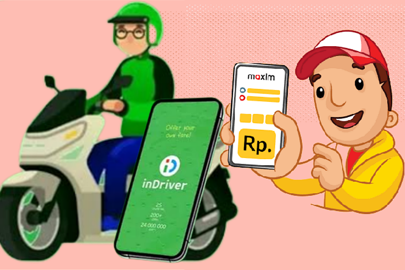 Strategi Maxim Dan InDrive Saingi Gojek Dan Grab Di Indonesia