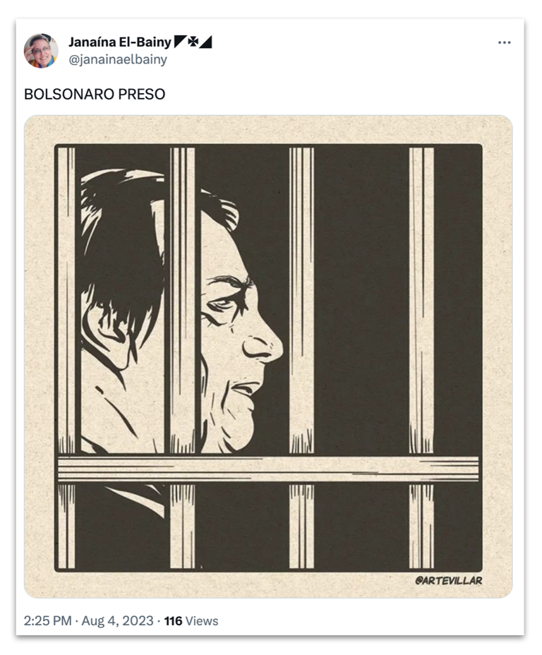 “Bolsonaro preso” chega aos assuntos mais comentados do Twitter