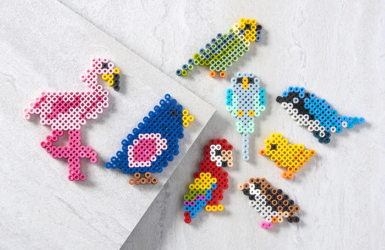 Bird Perler Beads (40+ Free Patterns!)
