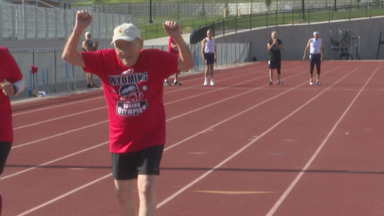 103yearold from Laramie runs in the Wyoming Senior Olympics