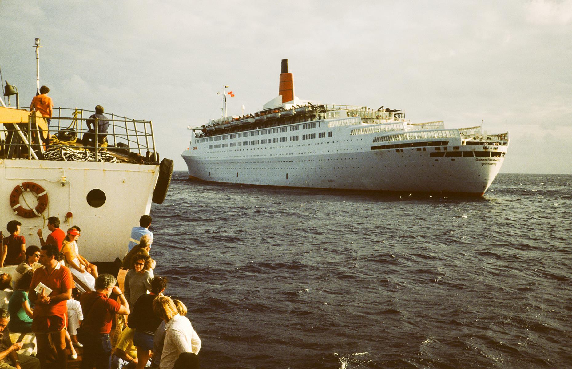 From the earliest trans-Atlantic voyages and golden age ships to today's glittering juggernauts, we reveal 32 nostalgic images that chronicle cruise history.